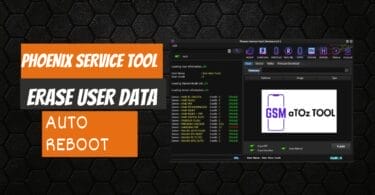 Phoenix service tool v6. 1. 0 erase user data auto reboot