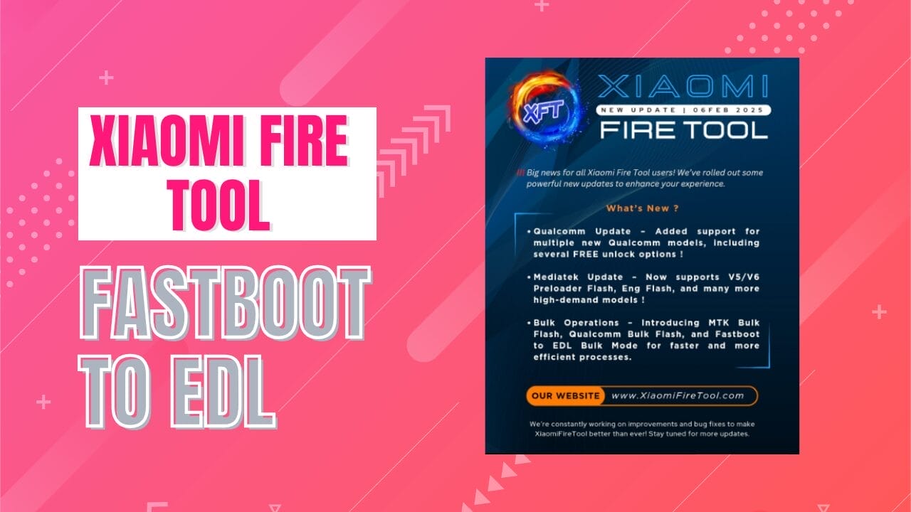 Xiaomi fire tool v2. 9 fastboot to edl