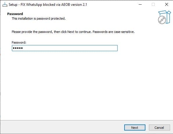 Fix Whatsapp Blocked Via Aeob Tool 