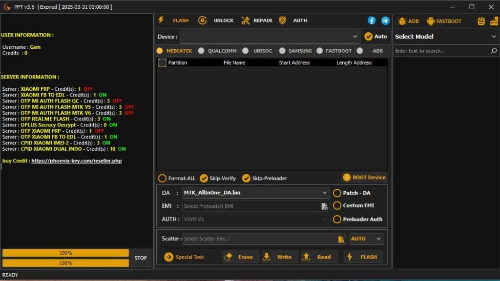 Pft phoenix flashtool v3. 9 best unlock & flash tool Pft phoenix flashtool v3. 6
