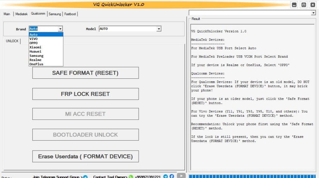 Vg quick unlocker tool v1. 0 unlock any android device Vg quick unlocker tool v1. 0