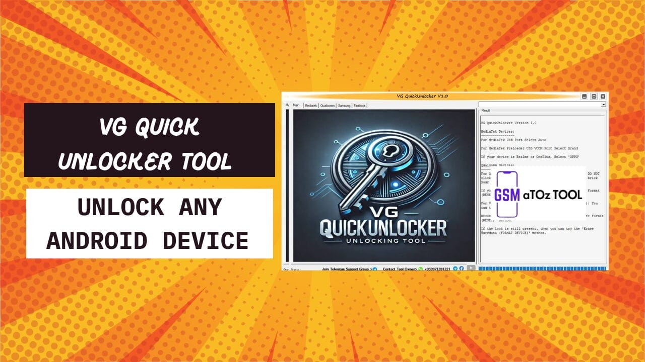 Vg quick unlocker tool v1. 0 unlock any android device Vg quick unlocker tool v1. 0 unlock any android device