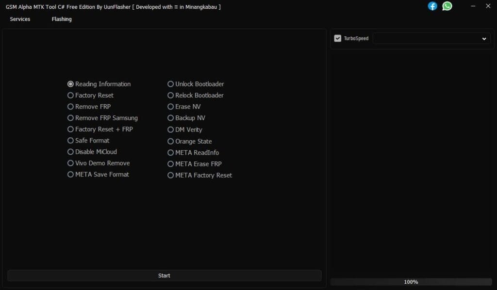Gsm alpha mtk tool free edition by uunflasher Gsm alpha mtk tool