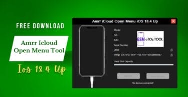 Amrr icloud open menu tool ios 18. 4 up