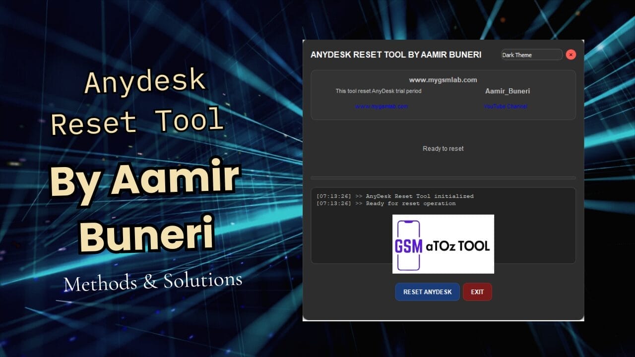 Anydesk reset tool by aamir buneri methods & solutions Anydesk reset tool by aamir buneri methods & solutions