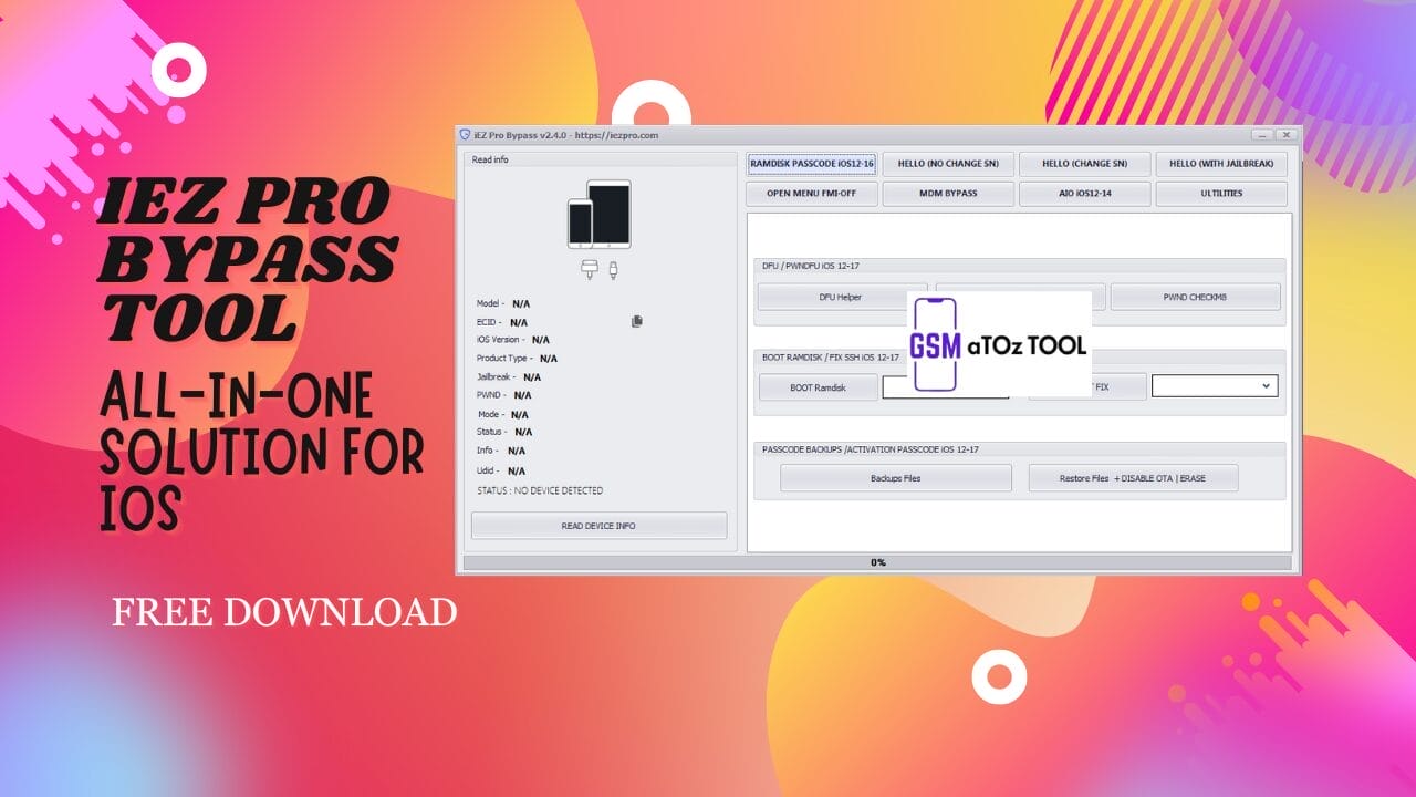 Iez pro bypass tool v3. 1. 0 all-in-one solution for ios