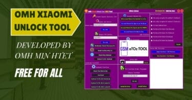 Omh xiaomi unlock tool developed by omh min htet