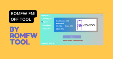 Romfw fmi off tool v1. 0 by romfw tool
