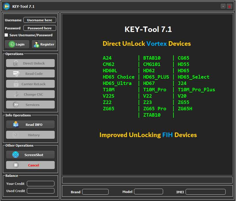 Key tool v7. 1 easy & fast mobile unlocking