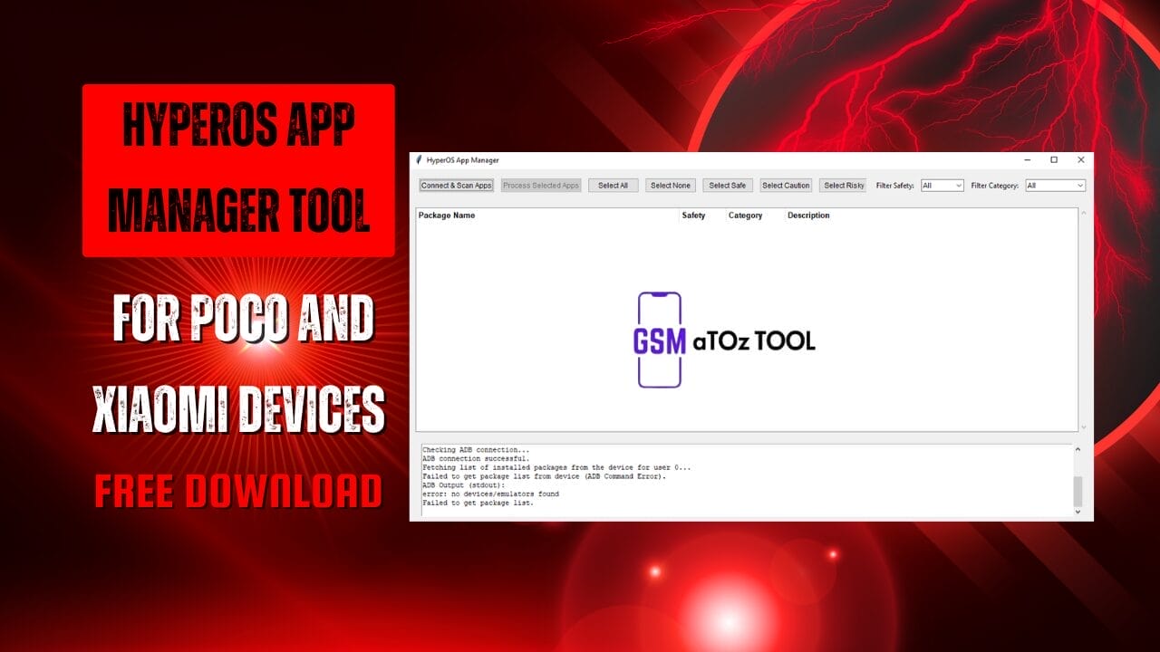 Hyperos app manager tool for poco and xiaomi devices