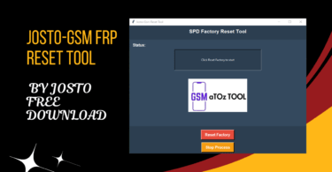 Josto-gsm frp reset tool v1. 0 by josto free download