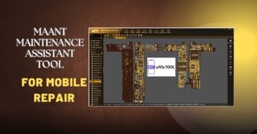 Maant maintenance assistant tool for mobile repair