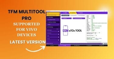 Tfm multitool pro supported for vivo devices