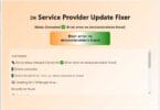 Service provider update fixer tool