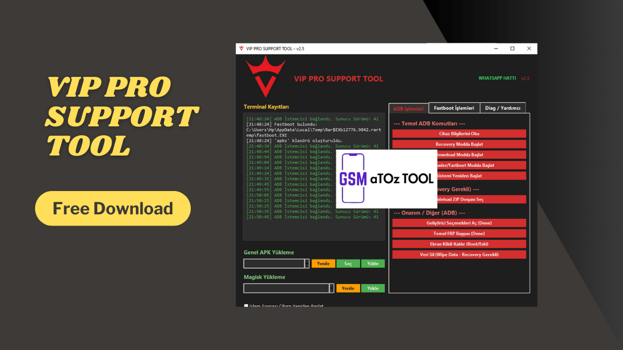 Vip pro support tool v2. 5 free download