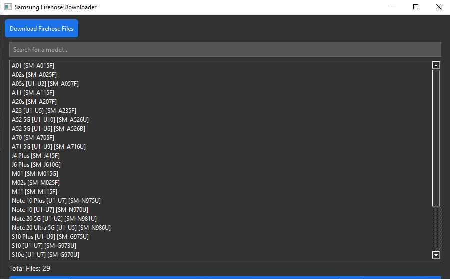 Samsung firehose downloader tool