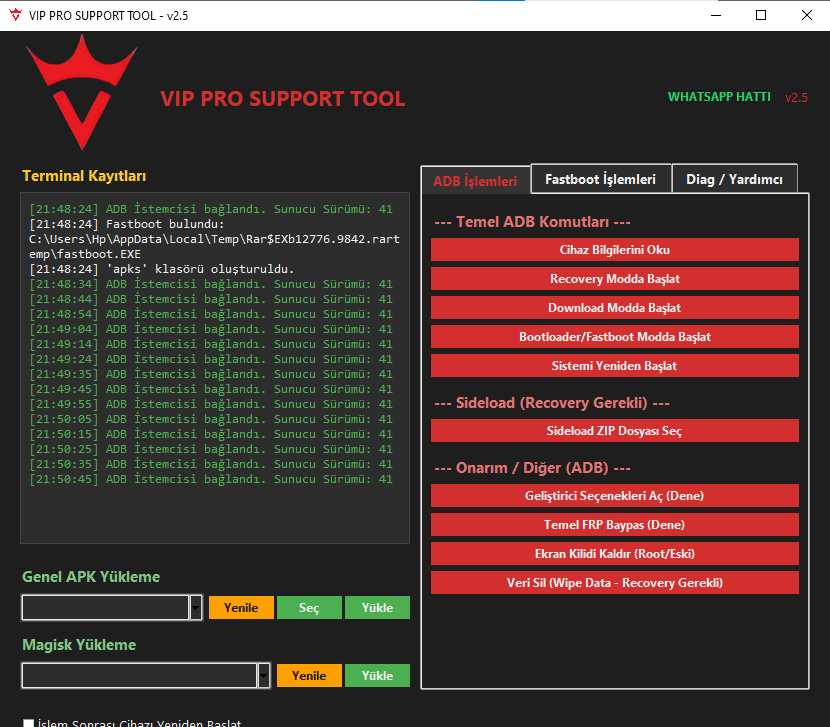 Vip pro support tool Vip pro support tool