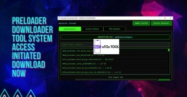 Preloader downloader tool system access initiated download