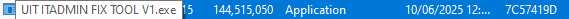 Uit it admin fix tool