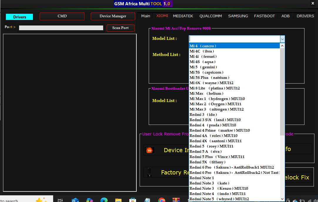 Gsm africa multi tool