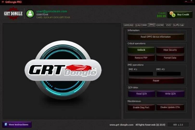 Grt dongle pro tool