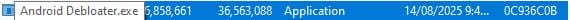 Android debloater tool