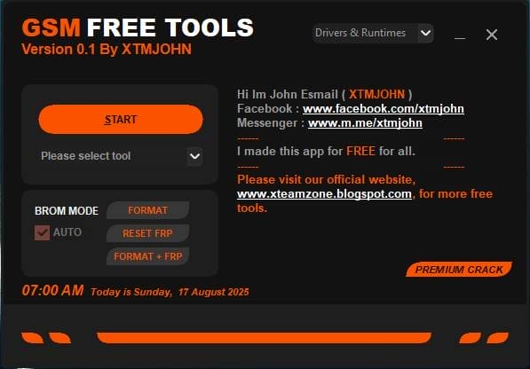 Gsm free tools v0. 1 repair reset or unlock your devices Gsm free tools v0. 1 repair reset or unlock your devices