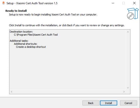 Xiaomi cert auth tool