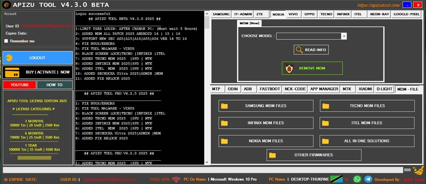 Apizu tool