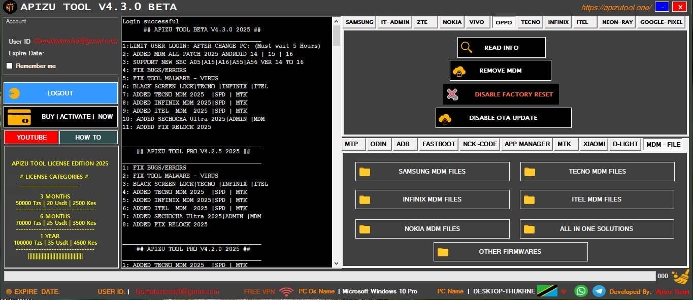 Apizu tool
