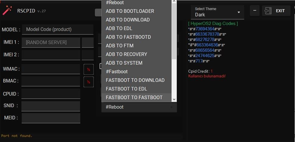 Rscpid tool v0. 27 repairing phones on a windows pc Rscpid tool