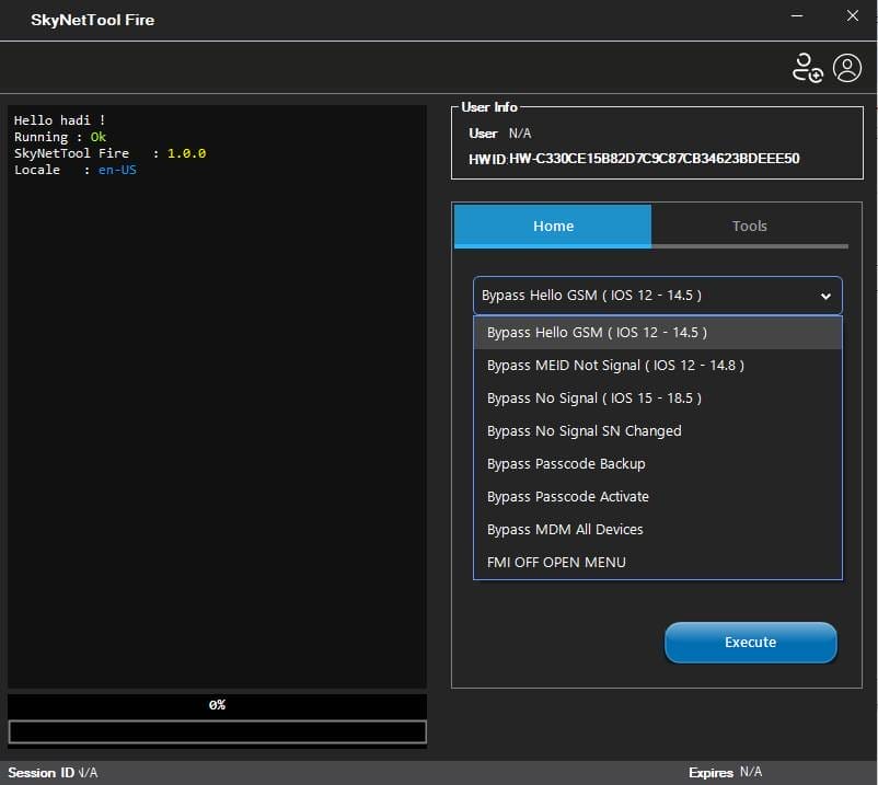 Skynettool fire tool