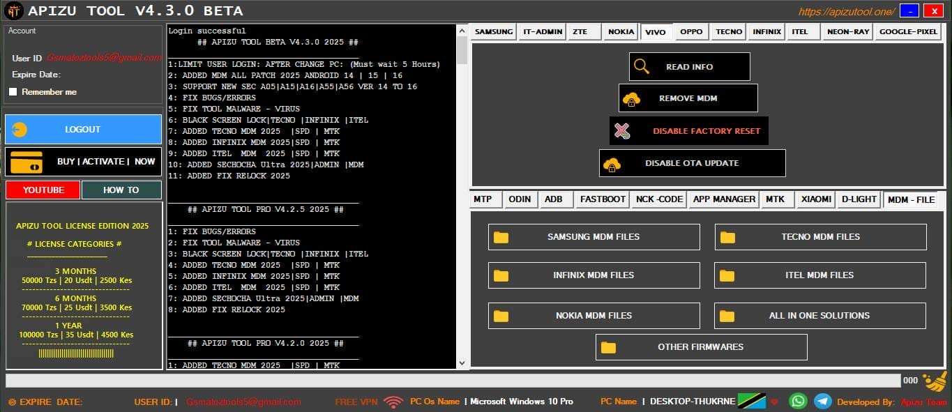 Apizu tool