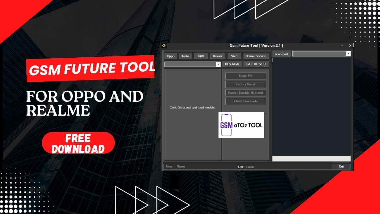 Gsm future tool v2. 1 for oppo and realme