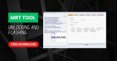 Mrt tool v6. 1 unlocking and flashing