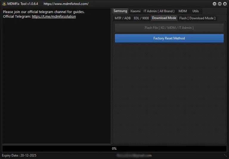 Mdm fix tool