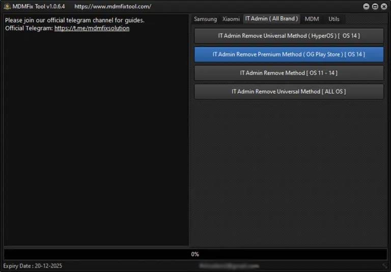 Mdm fix tool