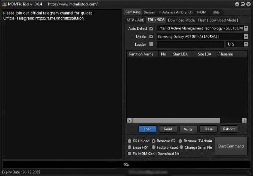 Mdm fix tool