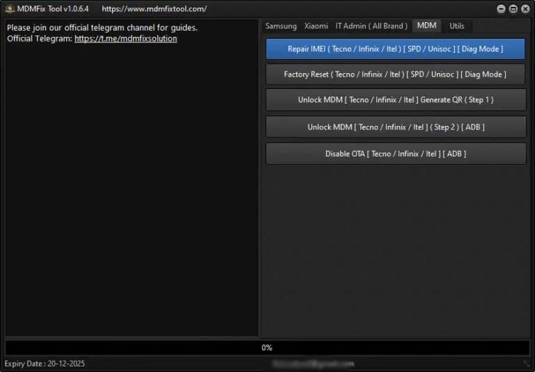 Mdm fix tool
