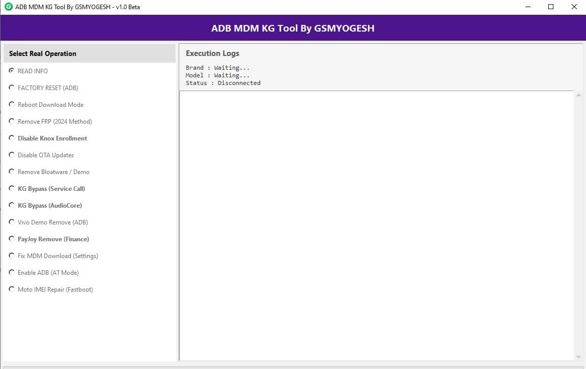 Adb mdm kg tool latest version free download Adb mdm kg tool