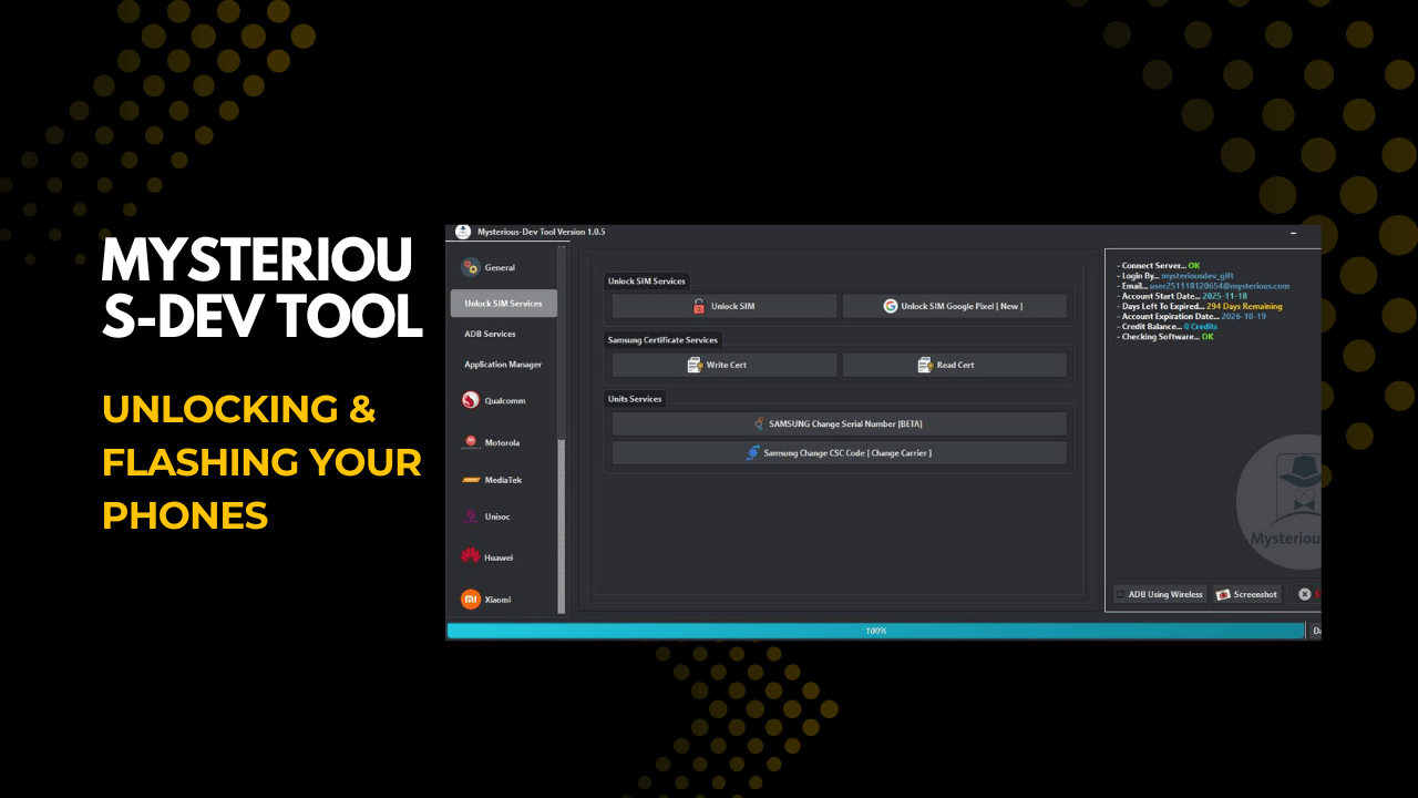 Mysterious-dev tool v1. 0. 7 unlocking & flashing your phones Mysterious-dev tool v1. 0. 7 unlocking & flashing your phones