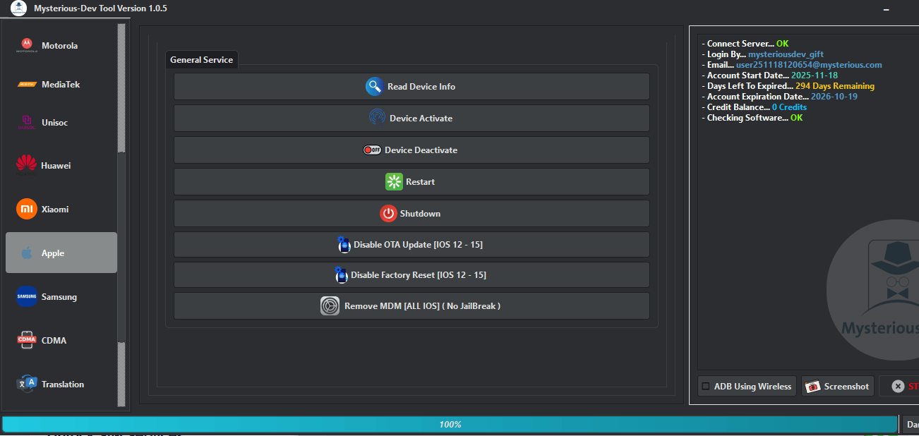 Mysterious-dev tool v1. 0. 7 unlocking & flashing your phones Mysterious-dev tool