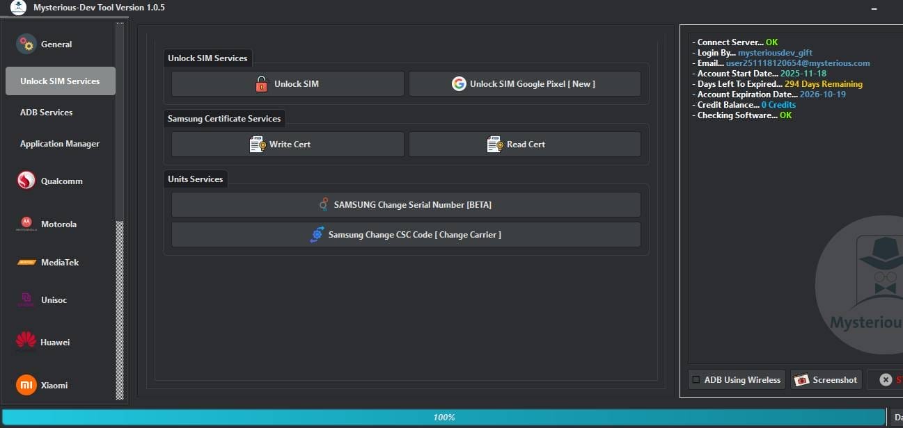 Mysterious-dev tool v1. 0. 7 unlocking & flashing your phones Mysterious-dev tool