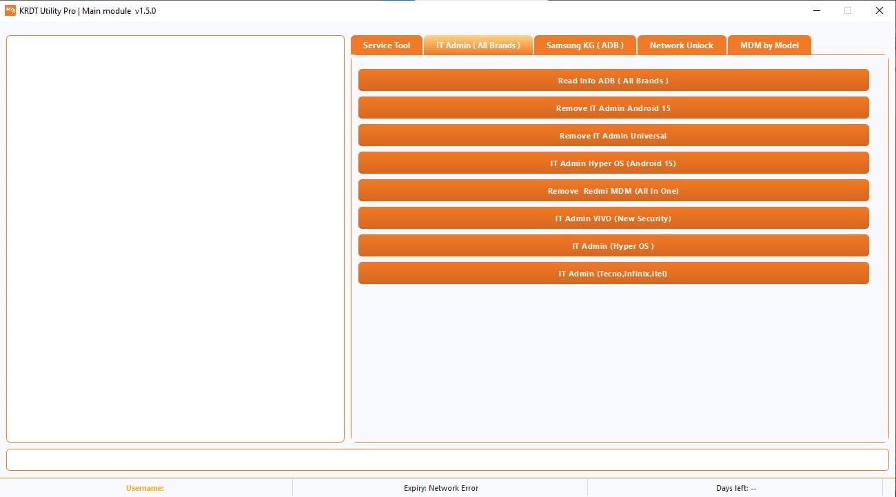Krdt utility pro tool v1. 5. 0 removing mdm lock Krdt utility pro tool