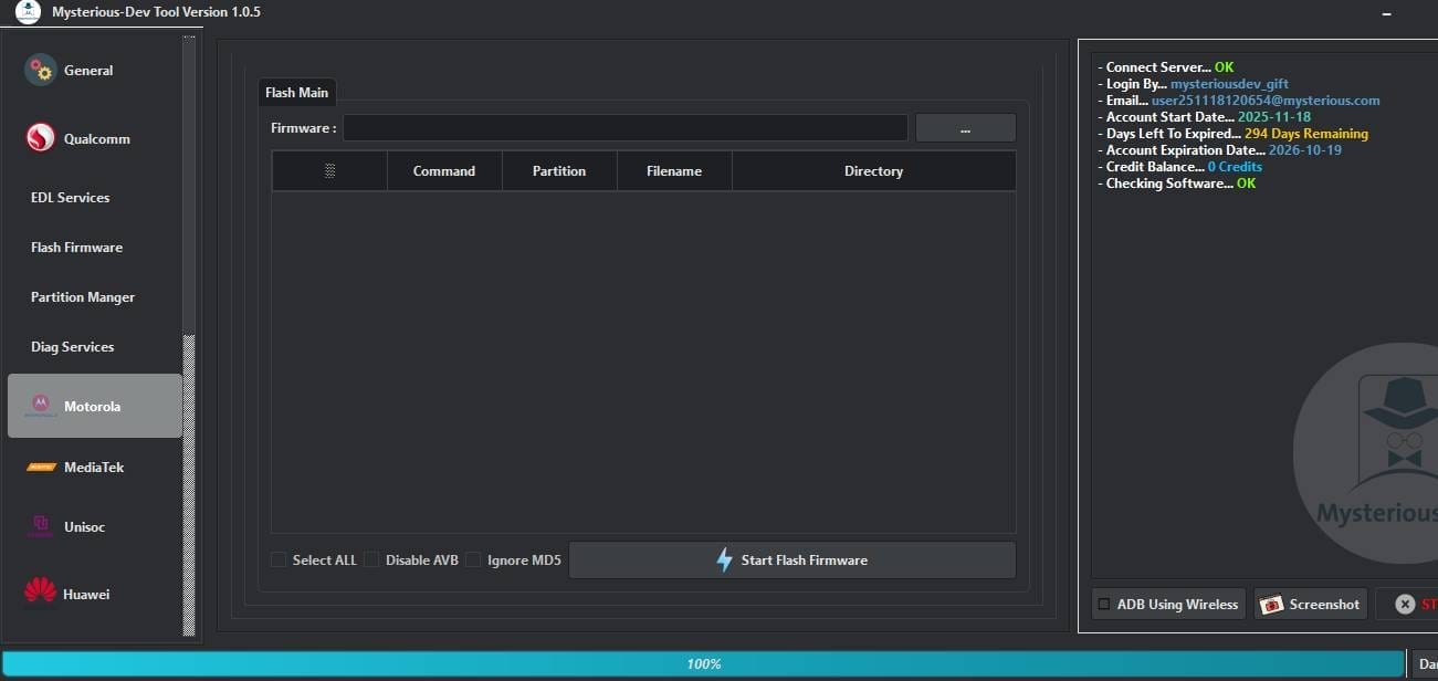 Mysterious-dev tool v1. 0. 7 unlocking & flashing your phones Mysterious-dev tool