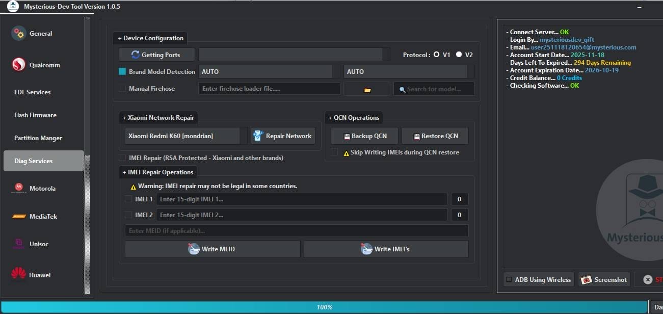 Mysterious-dev tool v1. 0. 7 unlocking & flashing your phones Mysterious-dev tool
