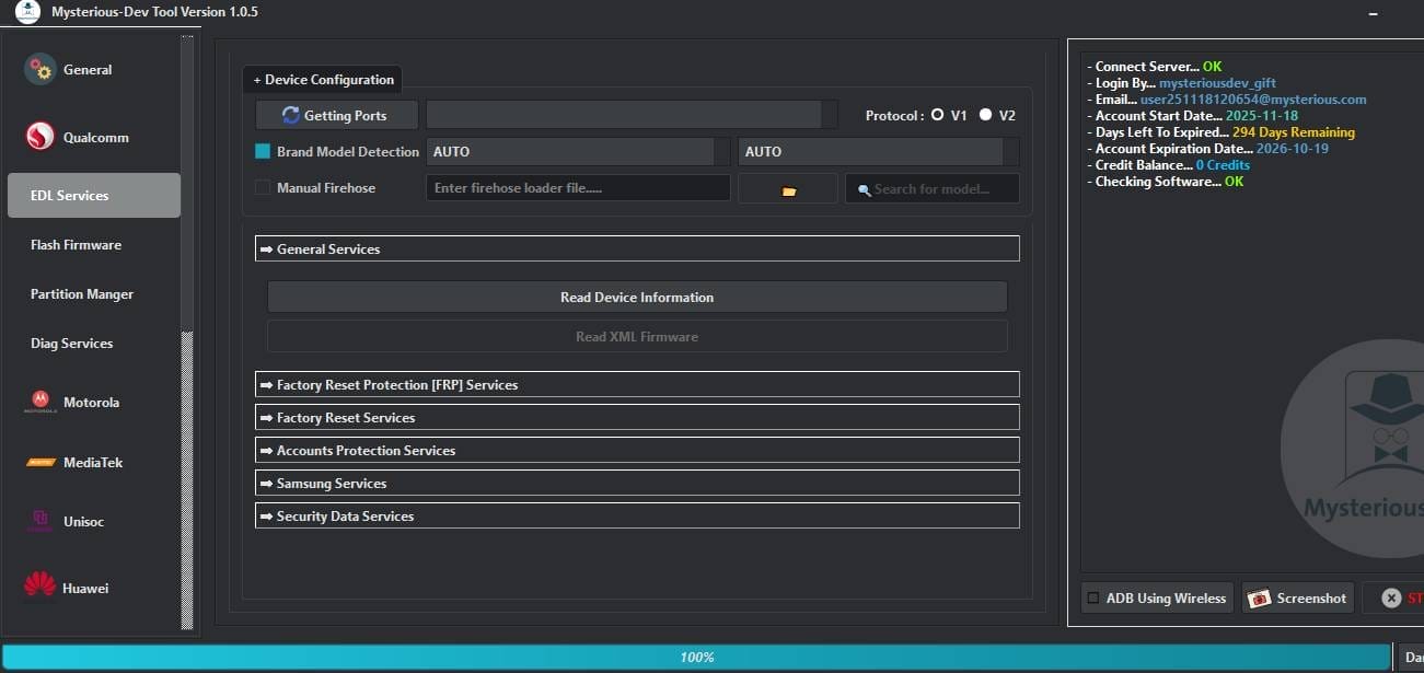 Mysterious-dev tool v1. 0. 7 unlocking & flashing your phones Mysterious-dev tool