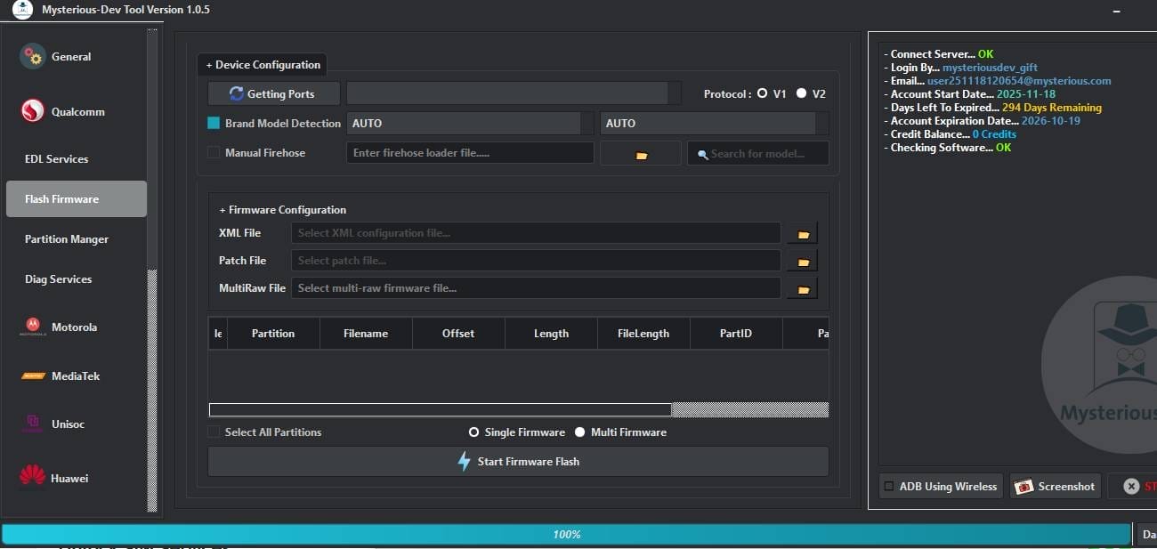 Mysterious-dev tool v1. 0. 7 unlocking & flashing your phones Mysterious-dev tool