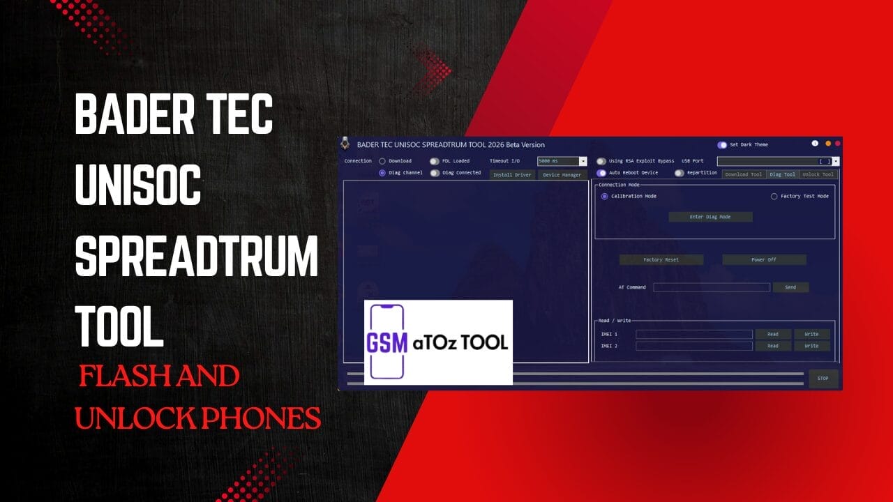 Bader tec unisoc spreadtrum tool flash and unlock phones Bader tec unisoc spreadtrum tool flash and unlock phones