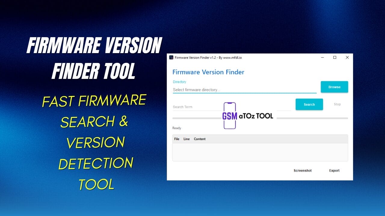 Firmware version finder tool v1. 2 fast firmware search & version detection tool Firmware version finder tool v1. 2 fast firmware search & version detection tool
